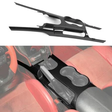 ??Center Console Gear Shift Panel Trim Frame for Ford Mustang 2015+ Carbon Fiber