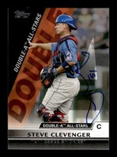 STEVE CLEVENGER SIGNED 2011 TOPPS DOUBLE-A ALL-STARS # ON-CARD AUTO - SMOKIES