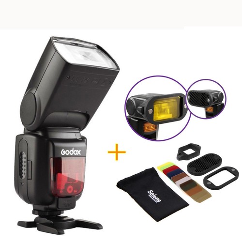 Godox TT600 2.4G HSS Wireless Flash Speedlite Magnetic Flash Kit For Canon Nikon - Afbeelding 1 van 12