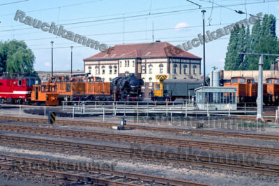 DR 52 8134-0  Bw Elsterwerda 1992 / org. Farb-Dia + Datei!  258#04
