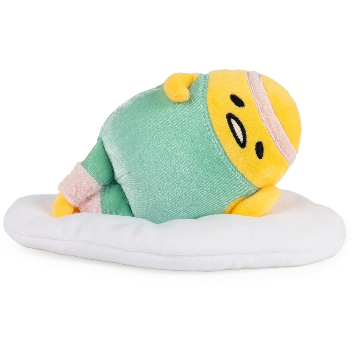 NEW Gudetama Sanrio 5” Plush Gund Workout Toy Cute Lazy Egg