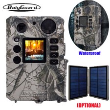 US Trail Camera 18MP Hunting Game Cam Video/Audio Solar Powered Infrared no glow