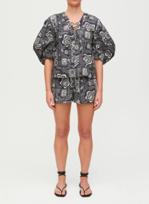 Rhode Resort Demi Top Bazaar Printed S 6 Women's Printed Short