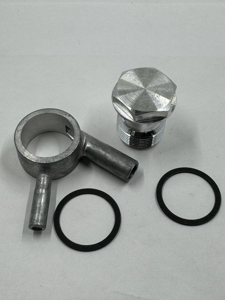 1961-1963 Thunderbird Midland Vacuum Power brake booster port with washers - Image 3 of 4