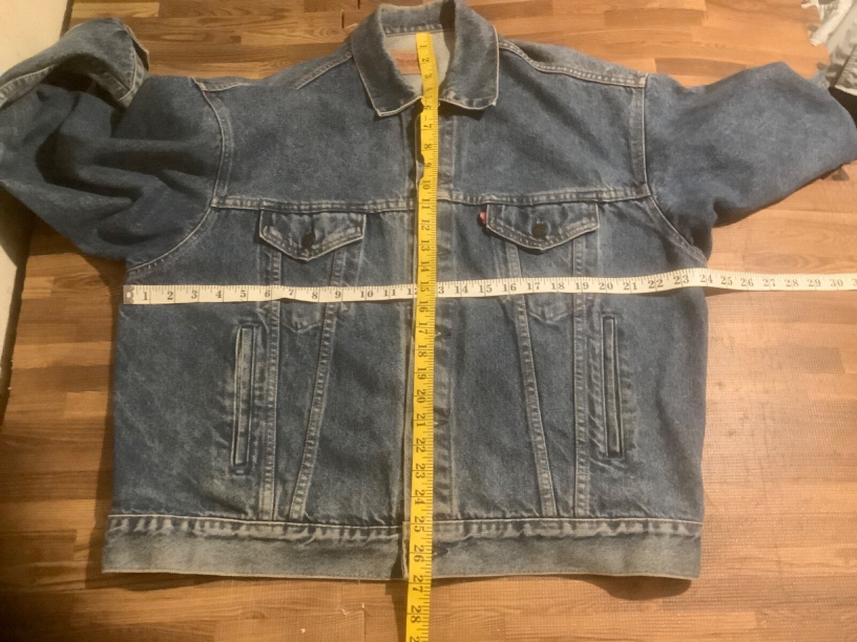 Veg 90s USA Levi's Men L Denim Trucker Jeans Type 3 Jacket 70507