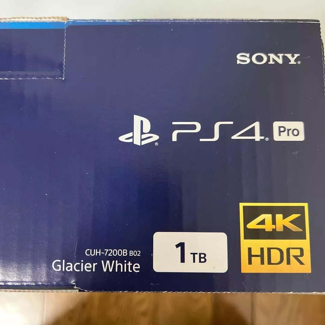 Sony PlayStation 4 PS4 Pro CUHBB Glacier White 1TB Game