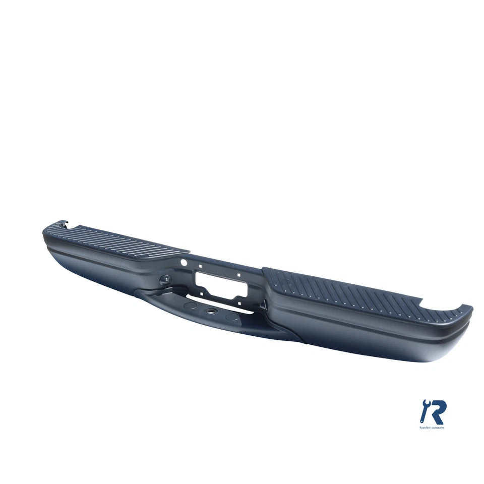 Conjunto de para-choque de degrau preto ajuste traseiro para 97-04 Ford F-150 97-99 Ford F-250 - Imagem 4 de 4