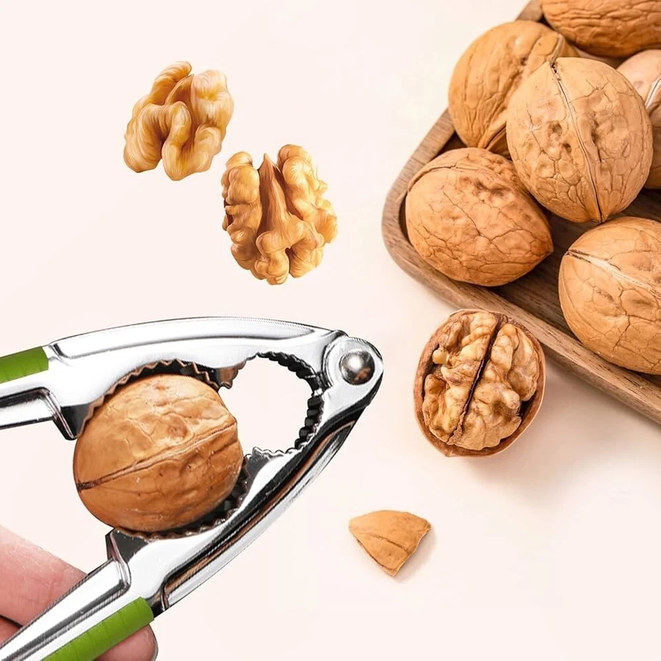 2pcsNut Cracker Nutcracker Walnut Plier Nut Opener Shell Remover Heavy Duty Crab - Image 3 of 3