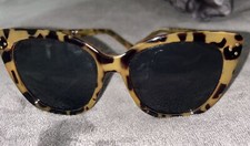 Vince Camuto Shield Sunglasses Oatmeal Tortoise Frame Flash Lenses VC1203 OAT
