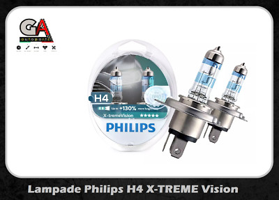 Philips h4 X-Treme Vision +130% Licht Weiß Eis 3500K