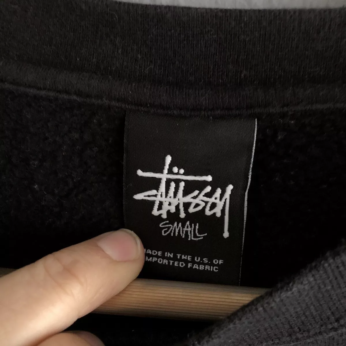 Stussy bear sweatshirt sale