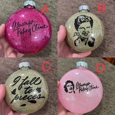 Handmade “Patsy Cline" Christmas ornaments! see details!