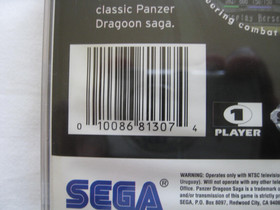Panzer Dragoon Saga Sega Saturn Game 81307 Complete in Box All Discs W/Sleeves