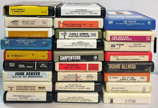 LOT OF 26 8 TRACK Tapes Elton John,John Denver,Steppenwolf, etc. UNTESTED