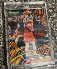 2021 Panini  Select Cj Mccollum Courtside Tiger Print CASE HIT With Mag