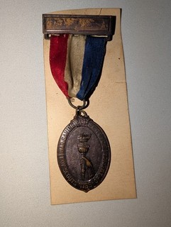 VINTAGE BOY SCOUTS OF AMERICA 1918 ACE MEDAL WAR SAVINGS SERVICE
