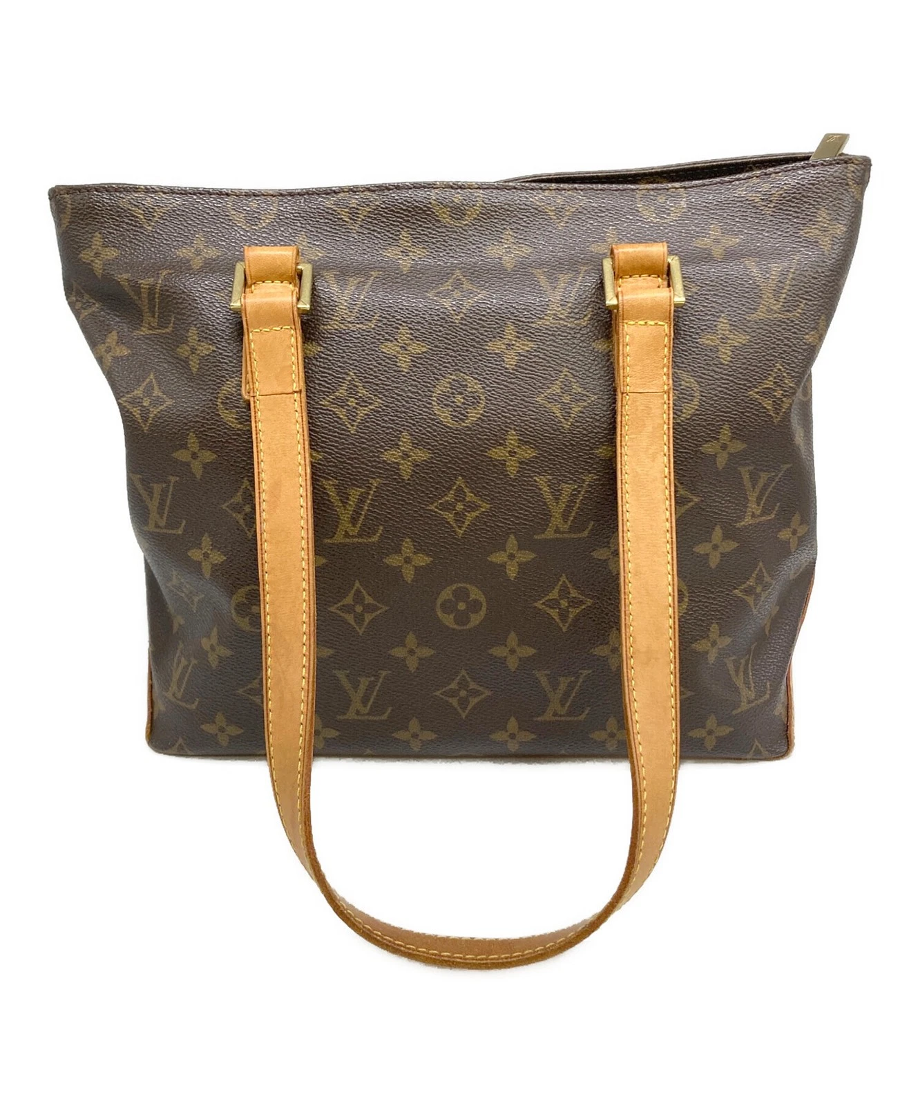 Vuitton — Louis Vuitton Cabas M51148 Leather Brown Shoulder Bag #TFB2695