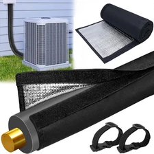 3 Layers AC Line Insulation, HVAC Copper Pipe Insulation Cover Outdoor 72x10.2 I