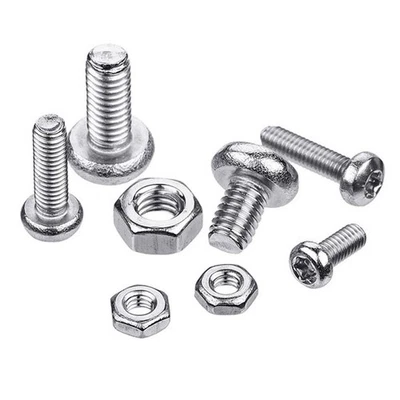 TOOLZONE Assorted M3 To M6 Stainless Steel Screws Nuts Washers Bolts Set 246PCS