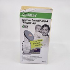 Haakaa Silicone Breast Pump and Silicone Cap - NIB