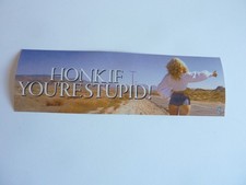 SABRINA CARPENTER HONK IF YOUR STUPID STICKER NEW PROMOTIONAL ITEM