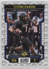 2023 Score Rookies Scorecard Tiyon Evans #336 0t2