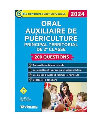 Oral auxiliaire de puériculture principal territorial de 2e classe   200 ques