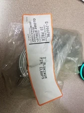 Globe Strut 2” Rigid Aluminum Conduit Pipe Clamps  Channel Straps  50 Pair