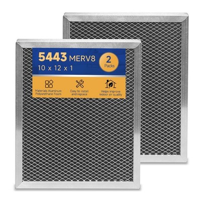 5443 Dehumidifier Filter 8 Washable 10x12x1 with Whole-House Dehumidifiers Mo...