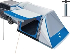 Camping Tent with Inflatable Pump, 30% More Space, Easy Set-up Car Tent