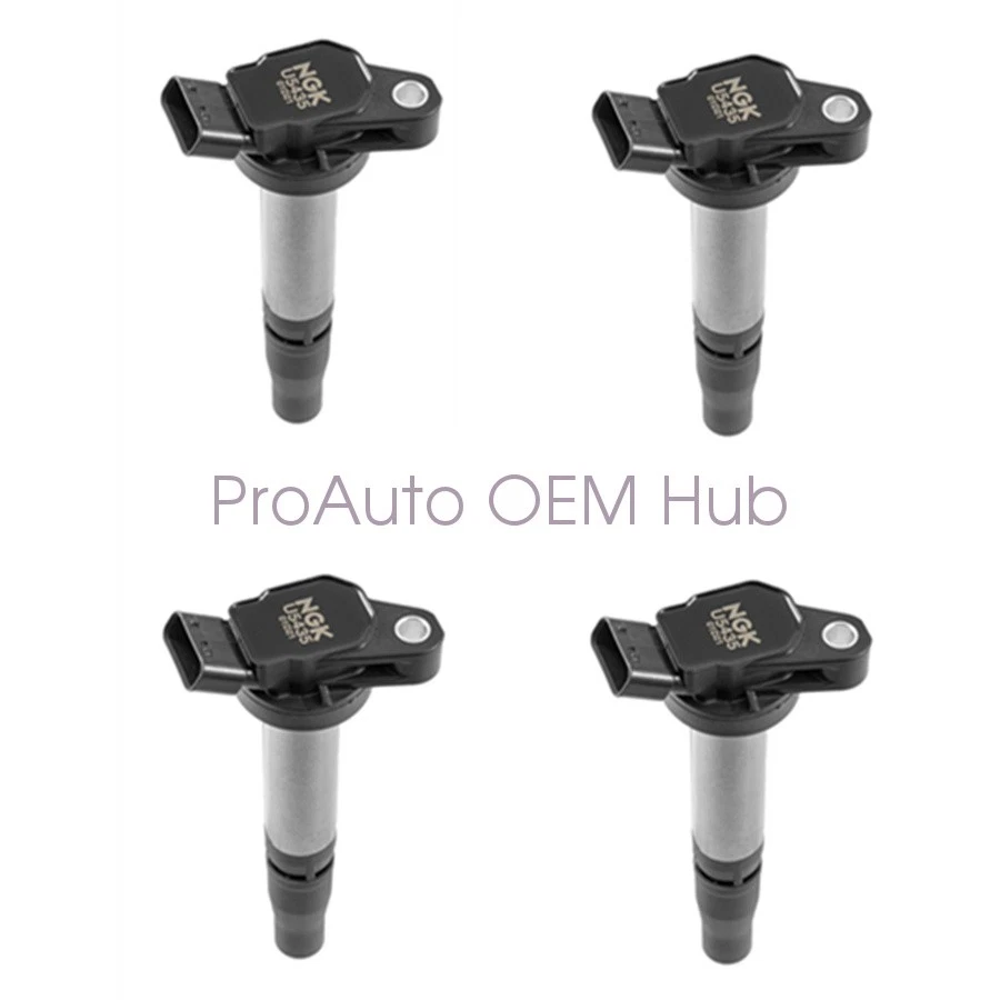 4 pcs NGK OEM Ignition Coils For TOYOTA RAV4 Highlander Corolla 4Runner Sequoia - Image 3 of 4