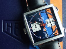 TAG Heuer Monaco Gulf Special Edition CAW211R.FC6401 Men's Watch Authentic 12