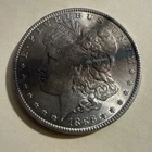 1886 P Morgan Silver Dollar with Toning