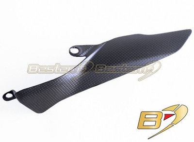 Ducati 1199 1299 Panigale V2 Carbon Fiber Upper Sprocket Chain Guard, Matte 