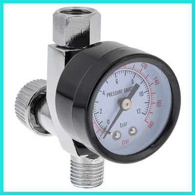 #ad #ad Air Adjusting Valve Regulator 1 4quot; NPT with Gauge Air Pressure Regulator fo... $32.35