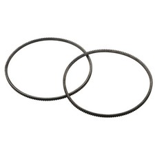 Set 2 Cinghie Tornio 5M375 per Mini Torni Metallo Foro 38MM Robusti e Flessibili