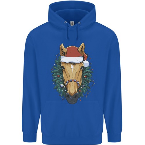 A Christmas Horse Equestrian Childrens Kids Hoodie - Picture 11 of 39