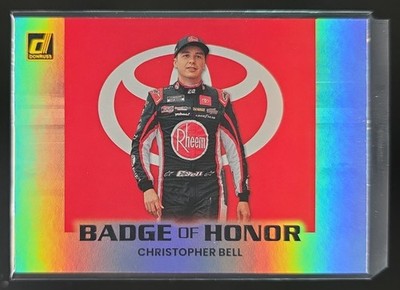 2024 Donruss Racing Christopher Bell Badge of Honor