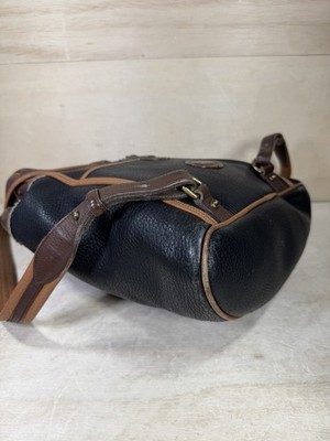 Dooney & Burke Black Leather Drawstring Backpack with Brown Tassels Dooney & Bourke | Bags | Vintage Dooney Bourke Canyon All  main image 2