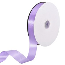 Satin Ribbon 1 Inch x 100 Yards Lilac Single Face Polyester Satin Ribbon