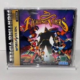 Fighting Vipers ＆ Virtua Fighter2  SEGA SATURN  Japanese Game Lot of 2