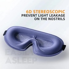 3D Sleeping Mask Block Out Light Sleep Mask For Eyes Soft Sleeping Aid Eye Mask