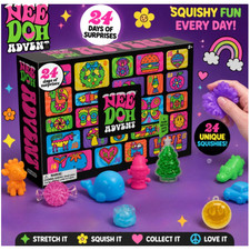 NeeDoh Advent Calendar 24 Days Countdown Christmas New Gift Box Mini Fidget Toys
