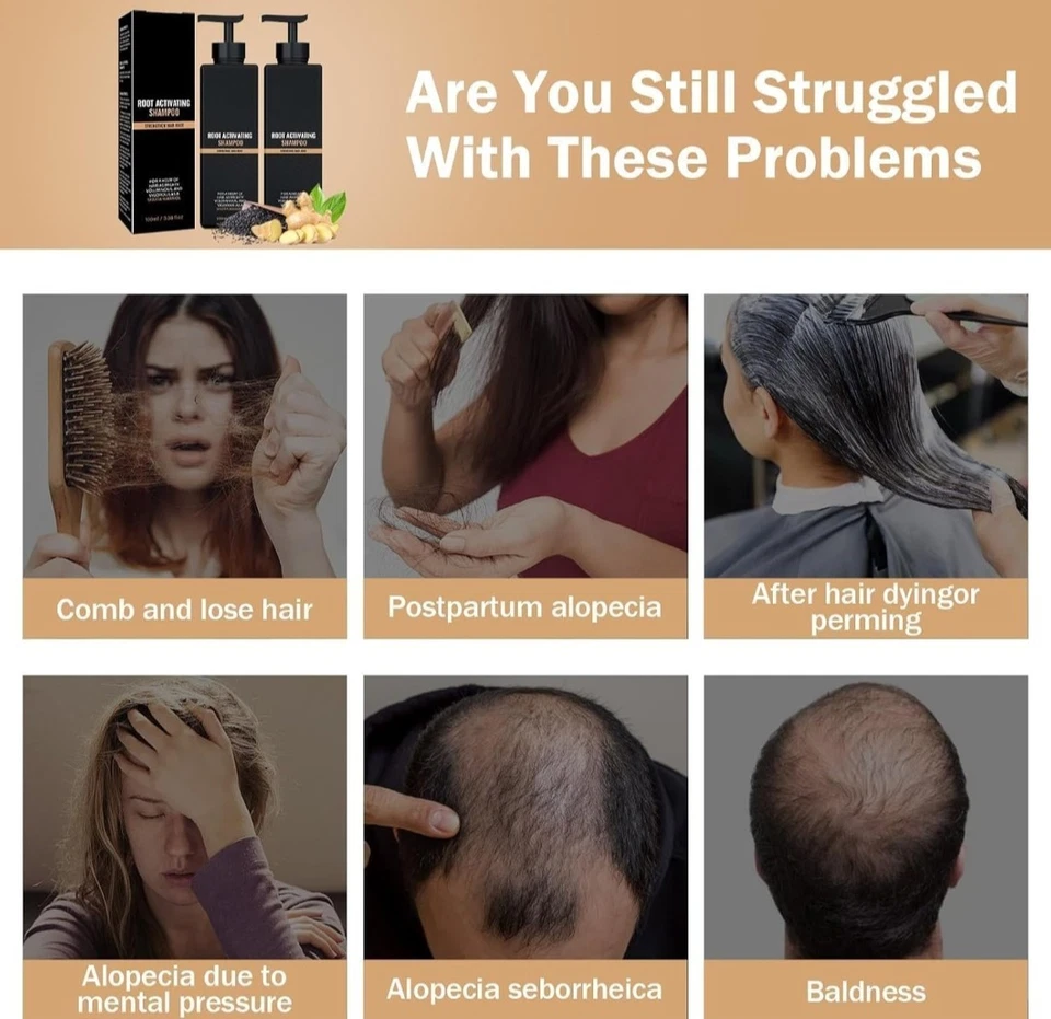 3 Pack - Root Activator Shampoo SPARTAN Hair Loss Shampoo Shampoo Root Activator - Image 2 of 4