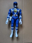 Vintage 1993 Bandai Mighty Morphin Power Rangers Blue Ranger 8” Talking Figure