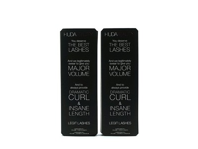 Huda Beauty Legit Lashes Double-Ended Mascara 0.05 oz 4 Pack NEW