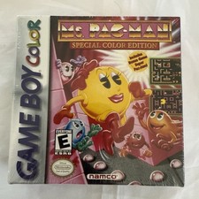 Game Boy Color Ms Pac-Man Special Color Edition Sealed NIB