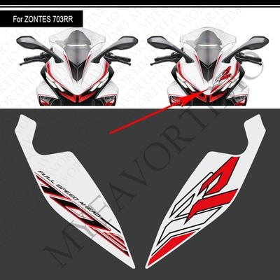 Motorcycle For Zontes 703RR 703 RR Front Headrest Decorative PVC Stickers 2025-
