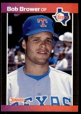 1989 Donruss Bob Brower Texas Rangers #411