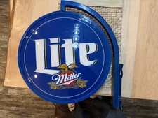 double-sided Miller Lite pub-style Light